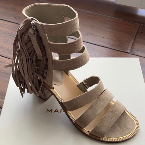 Marc Fisher Fringed Sandal - Picture 1 of 5